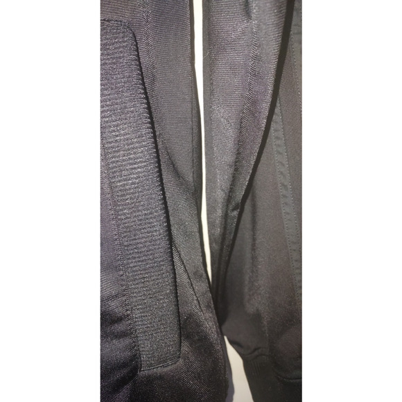 Adidas Mens Athletic Jacket Large Full Zip Long Sleeve Golf Outdoor Black - Picture 4 of 11